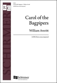 Carol of the Bagpipers SATB choral sheet music cover Thumbnail